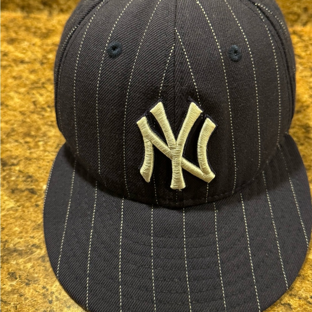 New York Yankees Navy Pinstripe Baseball Cap